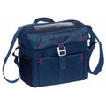 Blue New Tas Vigo handlebar bag mounted on a bicycle
